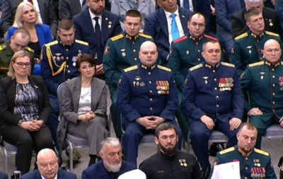 Кадыров Рамзан не присутствовал на выступлении Путина